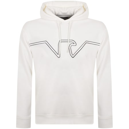 Mens white armani hoodie shop